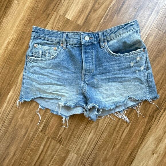 We The Free Pants - Free People We The Free Denim Cutoff Shorts Size 29